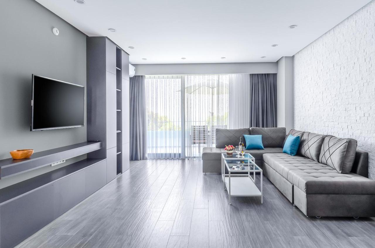 Green Line Apartment Mtsvane Kontskhi Bagian luar foto